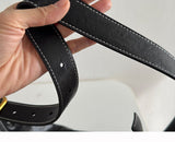 Details of Black Leather Hobo Shoulder Bag - Annie Jewel