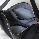 Details of Black Leather Hobo Shoulder Bag