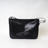 Black Leather Hobo Shoulder Bag Medium Hobo Purse Womens Black Leather Hobo Bag - Annie Jewel