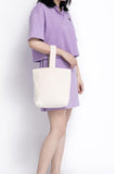 Women's Small Canvas Bucket Bag Cotton Canvas Purse
