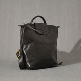 Ladies Black Leather Backpack Small Leather Black Backpack Womens