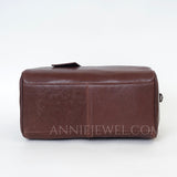Women's Boston Bag brown Small Leather Boston Bag Leather Bags Boston Handbag - Annie Jewel