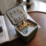 Leather Small Jewelry Case