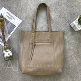 Soft Tote Bags khaki Leather Tote Bag Genuine Leather Tote Bags For Women