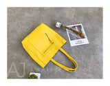 Soft Tote Bags yellow Leather Tote Bag Genuine Leather Tote Bags For Women