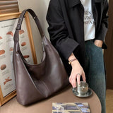 Black Slouchy Purse Women's Black Leather Hobo Tote Bag Black Hobo Shoulder Bag