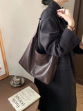 Black Slouchy Purse Women's Black Leather Hobo Tote Bag Black Hobo Shoulder Bag