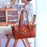 Genuine Leather Satchel Tote Bag Satchel Large Satchel Bag Womens