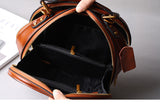 Leather Bag Round Leather Circle Bag Round Leather Crossbody Bag Womens