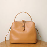 Genuine Leather Bucket Bag Crossbody camel Leather Bucket Bag Womens