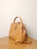 Genuine Leather Bucket Bag Crossbody camel Leather Bucket Bag Womens