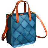 pathwork Leather Mini Tote Bag Mini Leather Tote Handbags Small Leather Tote Womens