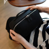 Genuine Leather Makeup Cosmetic&Toiltery Bags Purse Pouch