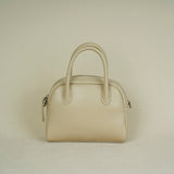 white Mini Dome Satchel bag