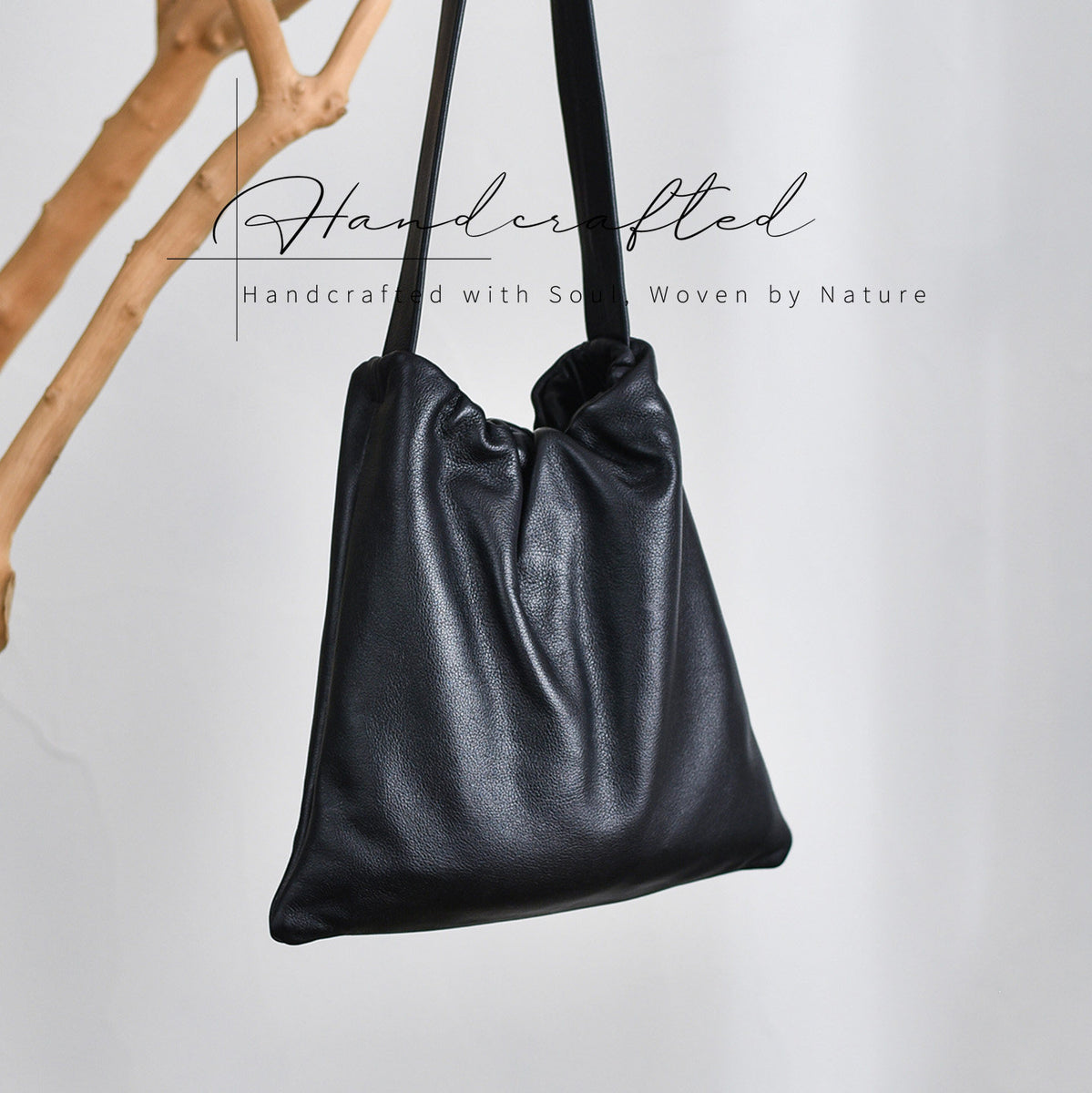 バッグ MINIMAL PU LEATHER HOBO BAG (BLACK) 3287 Minimalist Leather Hobo Bag Women's Leather Hobo Bags Leather