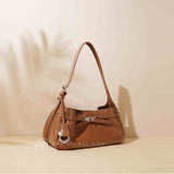 Patent Leather Baguette Bag Women's small hobo bag