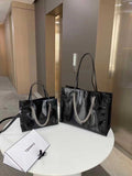 Black Patent Leather Tote Bag Satchel Tote Bag Satchel Handbags