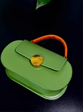 Leather Bag Round Leather Circle Bag Round Leather Crossbody Bag Womens