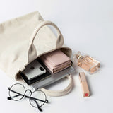 crossbody tote bag canvas Small Canvas Tote Bag Purse Womens