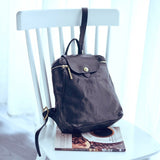 black Leather Rucksack Ladies Genuine Leather Backpack Womens Brown