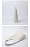 Women's Black Canvas Hobo Bag Canvas Hobo Bags Thick Canvas Bag