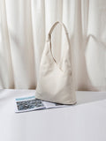 Women's Black Canvas Hobo Bag Canvas Hobo Bags Thick Canvas Bag