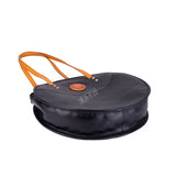 Top Grain Leather Round Bag Round Leather Tote