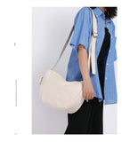 Womens Canvas Crossbody Bags Canvas Crossbody Bag With Zipper