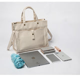 Women's Canvas Tote Bag Zip Top Canvas Tote Bag Cotton