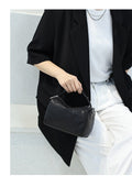 Mini Leather Cube Bag Small Leather Zipper Crossbody Purse Square Bag For Women - Annie Jewel