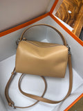 Mini Leather Cube Bag Small Leather Zipper Crossbody Purse Square Bag For Women - Annie Jewel