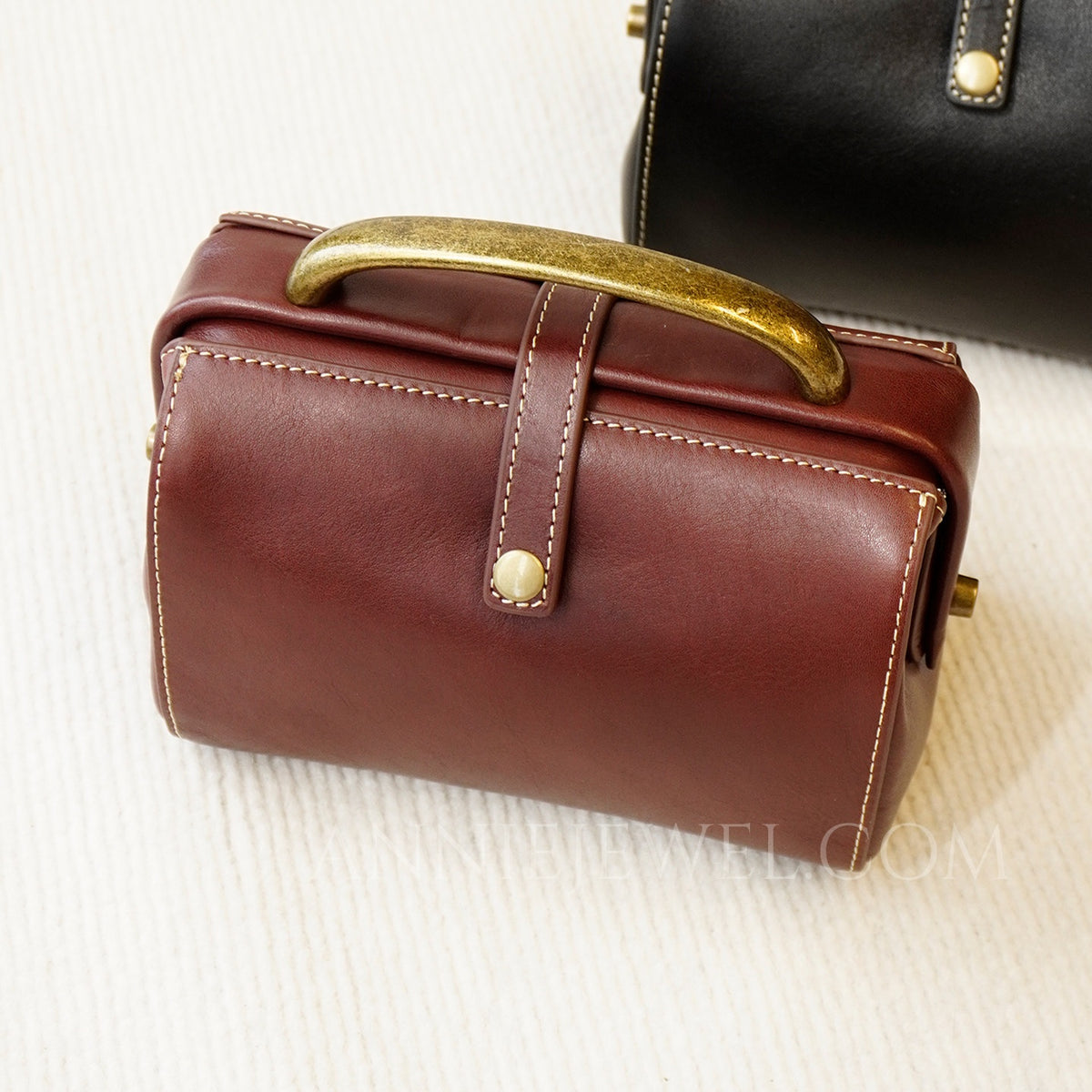 Mini Leather Doctor Bag Vintage Leather Doctor Bag Small Vintage