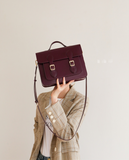 burgundy leather satchel purse women's best satchel bags medium satchel handbags