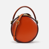 Leather Bumblebee Circle Round Saddle Bags - Annie Jewel
