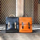 Women's Tan Satchel Backpack Bags - Annie Jewel