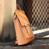 Women's Tan Satchel Backpack Bags - Annie Jewel