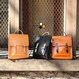 Best Womens Leather Small Backpack Bags - Annie Jewel