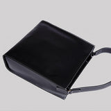 black leather hobo shoulder bag