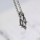 Thorns Branches Ring Crown Necklace - Annie Jewel