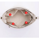 Bucket Canvas Inner Storage Insert Purse - Annie Jewel