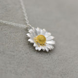 Sunflower Pendant Charm Necklace - Annie Jewel