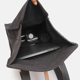 Womens Canvas Folded Backpack Laptop Bags - Annie Jewel