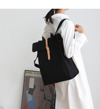 Womens Canvas Folded Backpack Laptop Bags - Annie Jewel