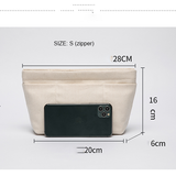 Canvas Insert Organizer Purse Cosmetic&Toiletry Bags