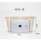 Canvas Insert Organizer Purse Cosmetic&Toiletry Bags