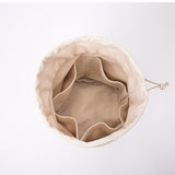 Canvas Bucket Inner Pouch Insert Purse - Annie Jewel