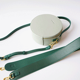 Leather Round Shoulder Bags Purses - Annie Jewel