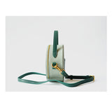 Leather Round Shoulder Bags Purses - Annie Jewel