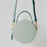 Leather Round Shoulder Bags Purses - Annie Jewel