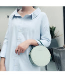 Leather Round Shoulder Bags Purses - Annie Jewel